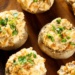 Score a Touchdown with this Buffalo Chicken Stuffed Mushrooms Recipe