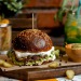 National Burger Day calls for this Beef Burger with Mushrooms and Havarti Recipe