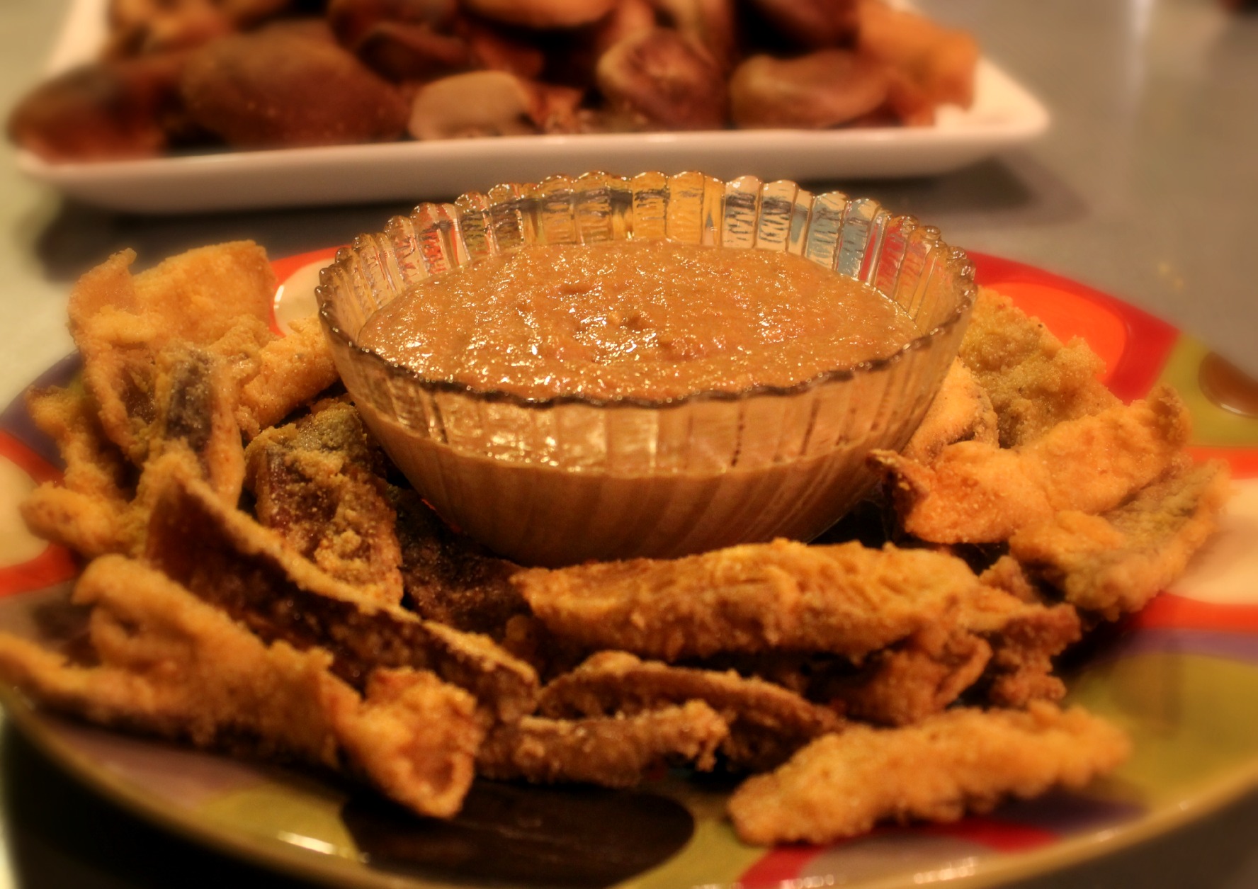 mushrooms with cashew and hoisin